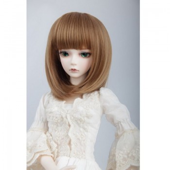 Bybrana BJD Wig for 1/3 1/4 High Temperature Fiber Girl And Boy bangs short and long hair for Dolls