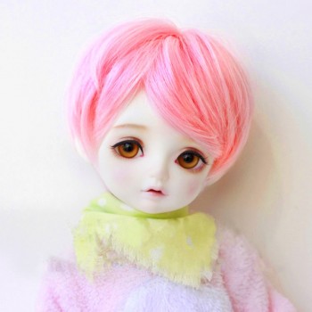 Bybrana BJD Wig for 1/3 1/4 High Temperature Fiber Girl And Boy bangs short and long hair for Dolls