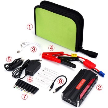 68800mAh 4USB Multi-Function 12V Car Jump Starter Power Bank Rechargeable Battery Portable Car Jump Starter Booster Battery