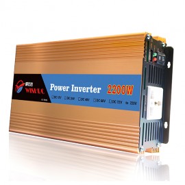 Car inverter Single phase dc to ac sine wave inverter  2200w 12v 220v