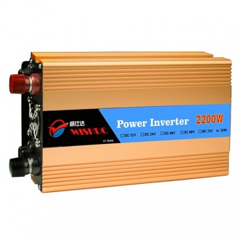 Car inverter Single phase dc to ac sine wave inverter  2200w 12v 220v