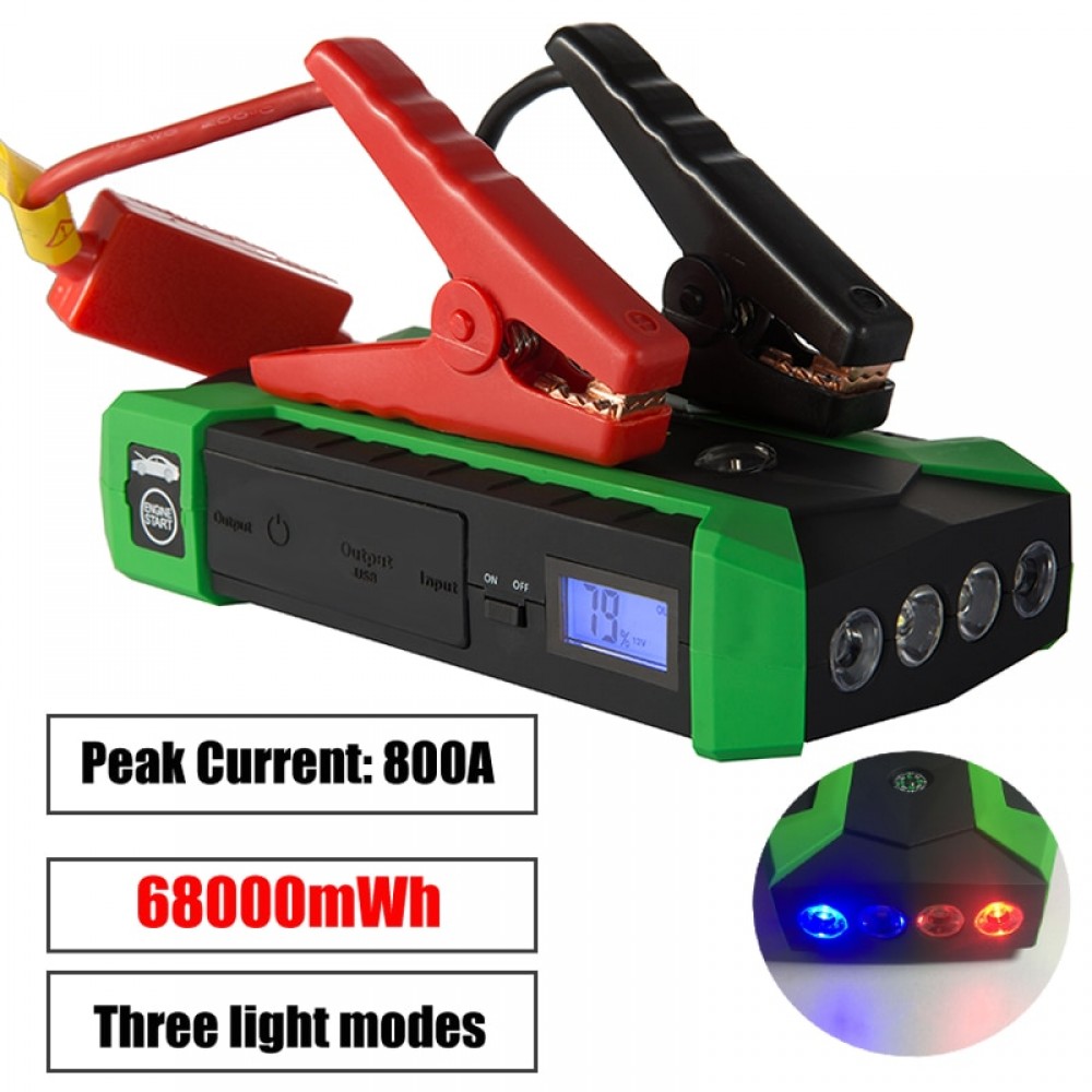 JKCOVER 68000mWh Power Bank Car Jump Starter Battery 12V Auto Emergency Start Device 800A Car Battery Booster