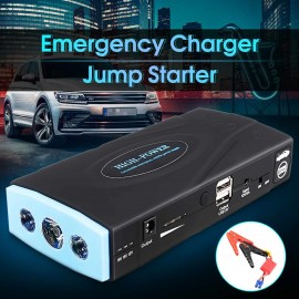 12000mAh 12V Car Jump Starter High Power Portable Car Charger Multi-function Start Jumper Emergency Car Battery Booster