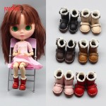 3.5cm fashion boots for blyth doll 1/6 30cm doll shoes for bjd gift toy mini shoes