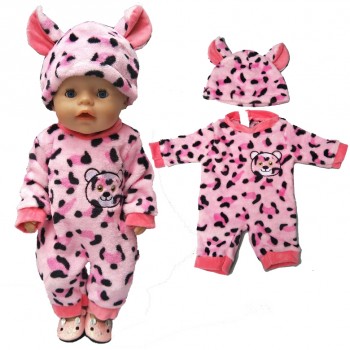 Doll clothes For 43cm born Baby doll jacket for 18 inch girl doll coat toy wear baby girl new year gifts