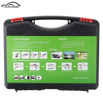 Autoleader Portable Multi-Function 12V Car Jump Starter 600APeak 82800mAh Battery Booster Power Bank For Car Charger 4 USB Port