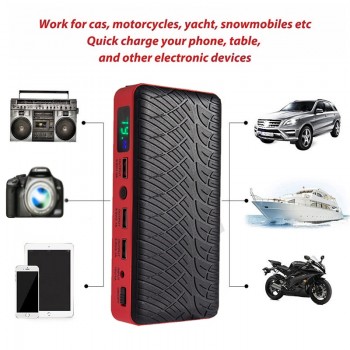 Car Jump Starter 26000mAh Battery Jumper Start Cars Batteries 12V Booster Diesel Petrol Auto Charger Pack Emergency Booster