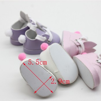 5*2.8CM Fashion Mini Toy Shoes For EXO Dolls Fit For 14.5 Inch Doll as For BJD Ragdoll Accessories