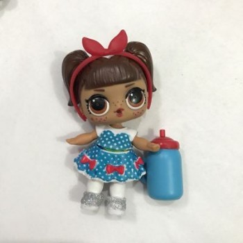 Newest plastic doll series 4  big sister dress up doll with clothes accessories bottle without ball