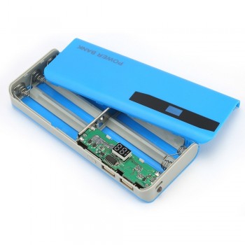 Portable Size Large Capacity External Power Bank Battery Charger Power Supply For Android For IOS For 15000MAH(NO Battery)