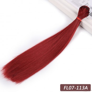 Allaosify 1pcs hair refires bjd hair 25cm*100CM black pink white grey color long straight dolls wig for 1/3 1/4 BJD DIY