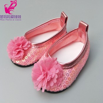 doll clothes for 17 inch 43cm baby new born doll Pink dress clothes for 18 inch girl doll dress dropshipping
