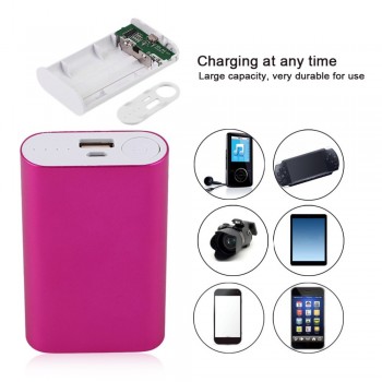 5600MAH Portable Size USB Charging External Power Bank Case 2*18650 Battery Power Supply Charger For Smart Phones