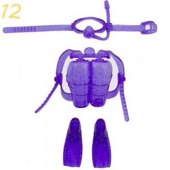 Lot Doll Accessories Chair / Lifebuoy /Swimsuits Swimwear Bikini Swimming Outfit Beach Bathing Clothes for Barbie Doll Dollhouse