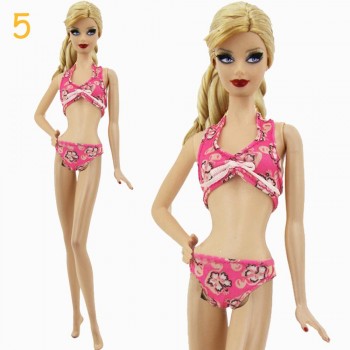 Lot Doll Accessories Chair / Lifebuoy /Swimsuits Swimwear Bikini Swimming Outfit Beach Bathing Clothes for Barbie Doll Dollhouse