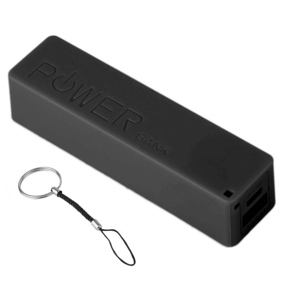 Portable 1*18650 Battery External Power Bank Backup Battery Charger Power Bank Case For Smart Phones For 2600MAH(NO Battery)