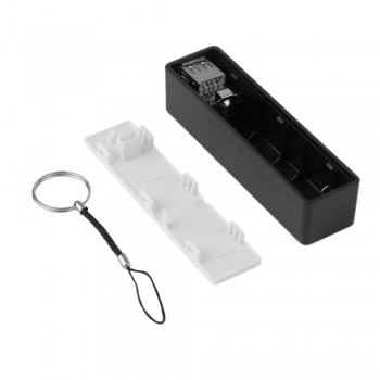 Portable 1*18650 Battery External Power Bank Backup Battery Charger Power Bank Case For Smart Phones For 2600MAH(NO Battery)