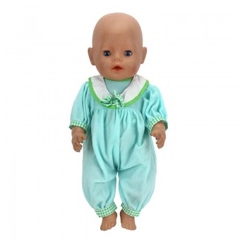 2pcs/set, The Hat+Suit Wear For 43cm Zapf Baby Born Doll 17 Inch Reborn Babies Clothes