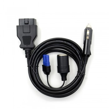 OBDII 12V DC Power ECU Emergency Power Source Supply Cable Interface Connector with Alligator Clip amp; Auto Jump Starter Power EC5