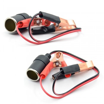 OBDII 12V DC Power ECU Emergency Power Source Supply Cable Interface Connector with Alligator Clip amp; Auto Jump Starter Power EC5
