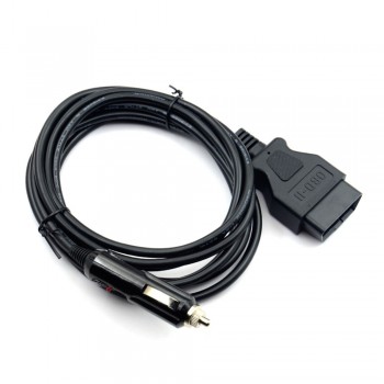 OBDII 12V DC Power ECU Emergency Power Source Supply Cable Interface Connector with Alligator Clip amp; Auto Jump Starter Power EC5