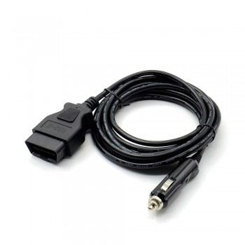 OBDII 12V DC Power ECU Emergency Power Source Supply Cable Interface Connector with Alligator Clip amp; Auto Jump Starter Power EC5