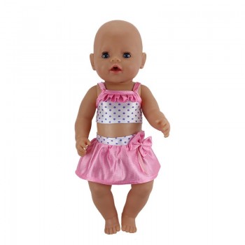 Short Summer Set Doll Clothes Wear for 43cm/17inch Zapf Baby Born Doll (only sell clothes)