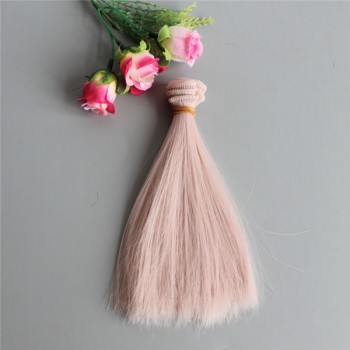 1pcs 15*100cm Doll Accessories Straight Synthetic Fiber Wig Hair For Doll Wigs High-temperature Wire diy wig