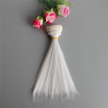 1pcs 15*100cm Doll Accessories Straight Synthetic Fiber Wig Hair For Doll Wigs High-temperature Wire diy wig