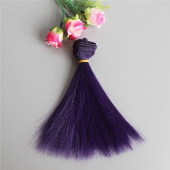 1pcs 15*100cm Doll Accessories Straight Synthetic Fiber Wig Hair For Doll Wigs High-temperature Wire diy wig