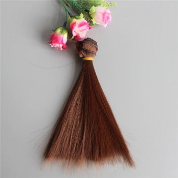 1pcs 15*100cm Doll Accessories Straight Synthetic Fiber Wig Hair For Doll Wigs High-temperature Wire diy wig