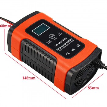 12V 5A 4-100Ah Auto Car Intelligent Battery Charger Jump Starter LCD Intelligent 100-240V 100AH Pulse Repair Type