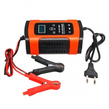 12V 5A 4-100Ah Auto Car Intelligent Battery Charger Jump Starter LCD Intelligent 100-240V 100AH Pulse Repair Type