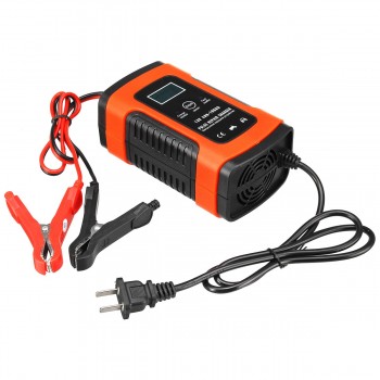 12V 5A 4-100Ah Auto Car Intelligent Battery Charger Jump Starter LCD Intelligent 100-240V 100AH Pulse Repair Type
