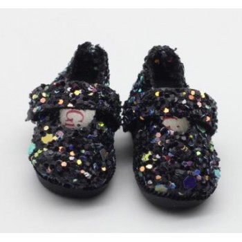 1 Pair bowknot PU amp; Cloth shoes for BJD blyth 1/6 1/8 doll shoes sandals size 3.2cm