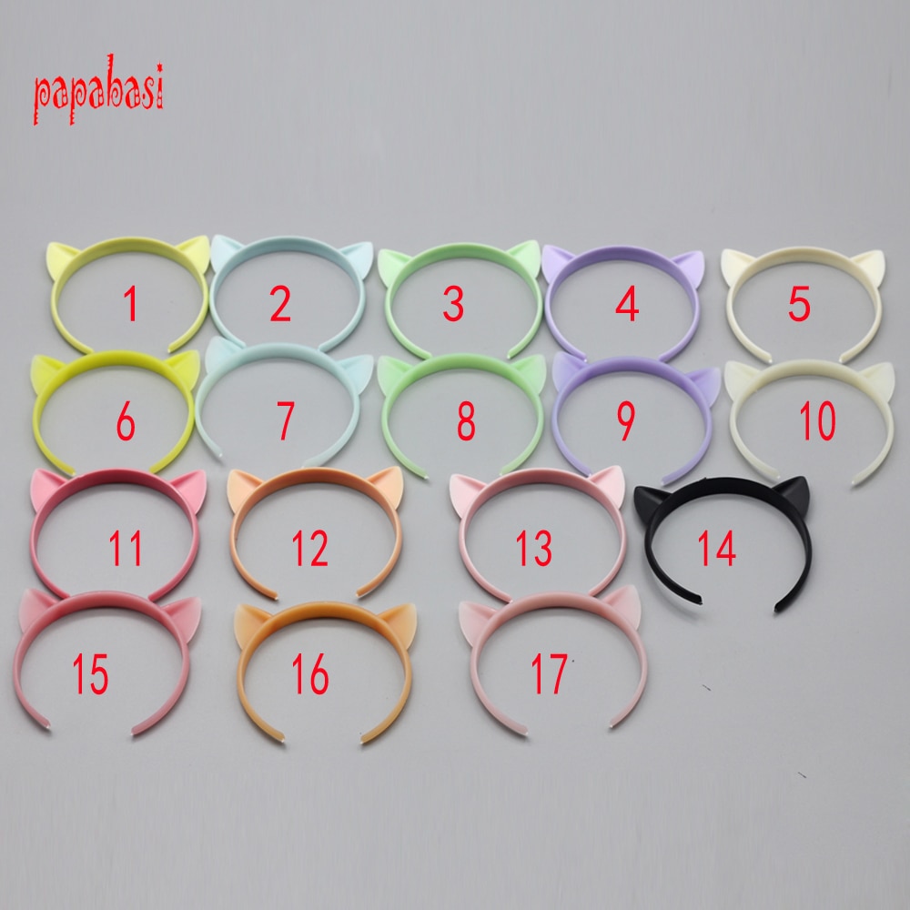 1PCS Cat Head Band Cute Headband for 1/6 Blythe Pulip Dolls as for 1/3 1/4 1/12 1/8 1/6 Doll doll Hair Accessories
