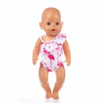 New Short Summer Set Doll Clothes Wear fit for 43cm Zapf Baby Born Doll  (only sell clothes)