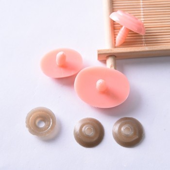 10pcs/bag Doll Making Pig Nose Safety Nose Plastic Nose Stuffed Toys Snap Animal Scrapbooking Puppet  Amigurumi Doll Accessories