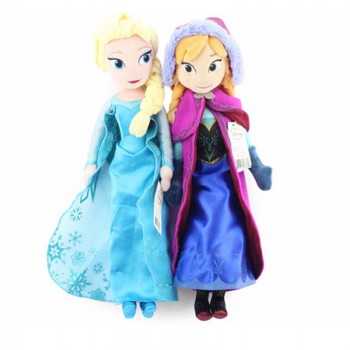 40cm 2pcs/lot Plush Doll Toys Unique Gifts Cute Girls Toys Princess Annaamp; Elsa Doll Girl Birthday Gifts Pelucia Boneca Juguetes