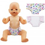 2pcs/lot Doll Mini Diaper 18inch Doll Baby Underwear Underpants Cute Clothes Doll Accessories Best Toy Dolls for Children