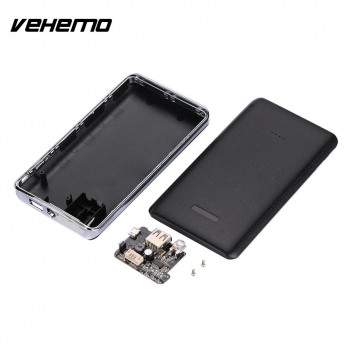 Vehemo 5V 2A Power Kit Black Power Bank Battery Charger Multi-Function Car Jump Starter Kit Supply SOS Car Battery Accessories