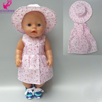 Doll Dress Fit For 43cm  baby Doll Reborn Babies Clothes And 18inch girl  Doll Clothes