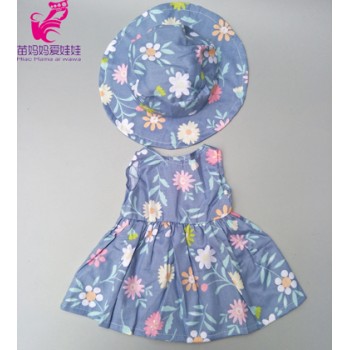 Doll Dress Fit For 43cm  baby Doll Reborn Babies Clothes And 18inch girl  Doll Clothes