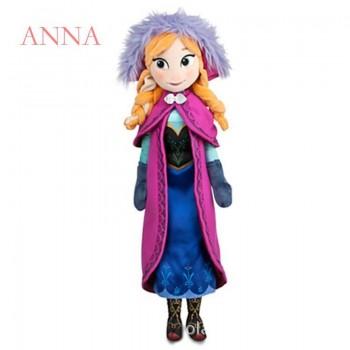 50 CM Snow Queen Elsa Stuffed Doll Princess Anna Elsa Doll Toys Stuffed Plush Kids Toys Gift