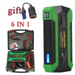 JKCOVER 800A Peak Current Car Jump Starter 18000mAh Phone Power Bank Multi-Function 12V Auto Battery Charger Pack Booster
