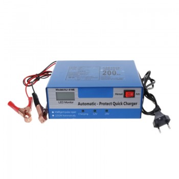 New 1 Pc DC 12V/24V Automatic Quick Battery Charger Intelligent Pulse Repair Auto Car Truck Storage EU/US Plug High Quality