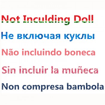 9 Item/Set Doll Accessories=3 Pcs Doll Clothes Dress+ 3 Plastic Necklace + Random 3 Pairs Shoes for Barbie doll Girl Gift  Toy