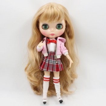 blyth clothes for pink and red uniform it suitable for 1/6 30cm ICY joint normal Azone body doll