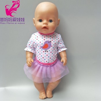 For 18 inch  baby boy dolls clothes shirt pants cap for 18 43cm born baby doll jeans strap pants baby girl Christmas gifts
