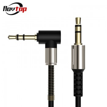 Rovtop 3.5MM Audio Cable Male-Male AUX Cable Headphone Beats Earphone Speaker Phone Car Stereo AUX Cord Spring Audio Cable Z2